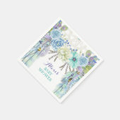 Boho Droomvanger Veer Tribal Aqua Blauw Servetten (Hoek)