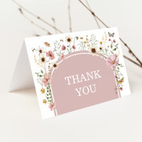 Boho Dusty Fleur sauvage rose Baby en Merci fleuri