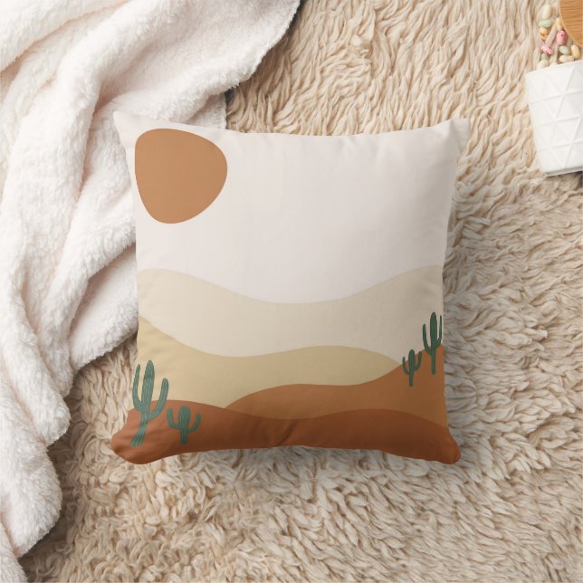Boho Earth Tones Throw Pillows Kussen (Deken)