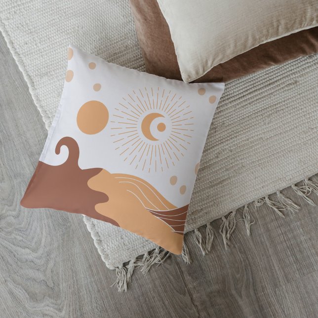 Boho Earth Tones Throw Pillows Kussen (Creator heeft geüpload)
