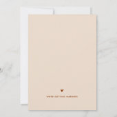 Boho Earthy Foto Save the Dates Kaarten (Achterkant)