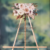 Boho Earthy Ivory Floral Wedding Welcome (Neutre)