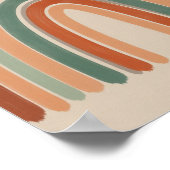 Boho Earthy Rainbow - Décoration Murale de Nursery (Coin)
