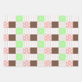 Boho Earthy Warm Colors Birthday Inpakpapier Vel (Voorkant)