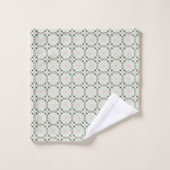 Boho Eclectic Intricate Delicate Motif de Noël (Gant de toilette)
