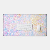 Boho Eclectique Hippie Funky Coloré Marbre Pastel (Clavier et souris)
