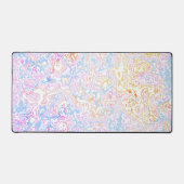 Boho Eclectique Hippie Funky Coloré Marbre Pastel (Recto)