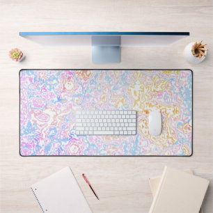 Boho eclectische hippie funky kleurrijke pastel ma bureaumat