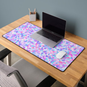 Boho Eclectische Kleurrijke Pastel Sprinkle Mozaïe Bureaumat