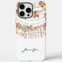 Boho Edelsteen Herfst Leaf Native American iPhone