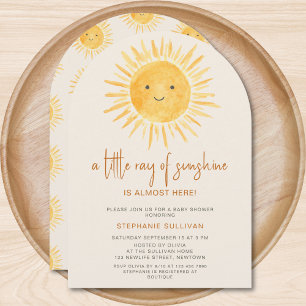 Boho Een kleine straal van Sunshine Baby shower Ar Kaart