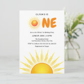 Boho eerste reis rond de zon 1e verjaardag kaart (Staand voorkant)