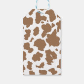 Boho Eerste Rodeo Cowboy Verjaardag Dank u Label Cadeaulabel (Achterkant)