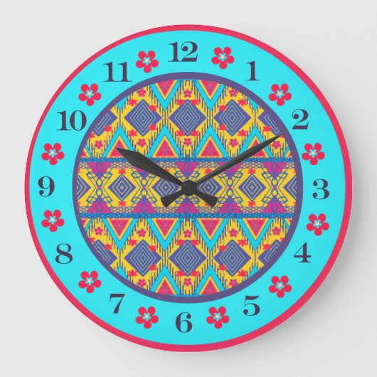 Boho Eiland Stam Grote Klok (Voorkant)