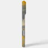 Boho Elegance Abstracte Mosterd & Grijze Kunst Case-Mate iPhone Case (Achterkant / Rechts)