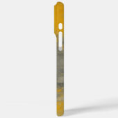 Boho Elegance Abstracte Mosterd & Grijze Kunst Case-Mate iPhone Case (Achterkant / Links)