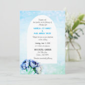 BOHO Elegance ! Invitation à plat du Mariage graci (Debout devant)