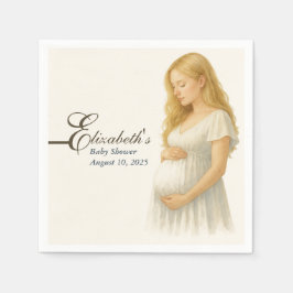 Boho Elegant  baby shower blonde mom-to-be Servet