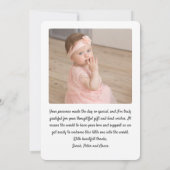 Boho Elegant Baby shower Merci (Dos)