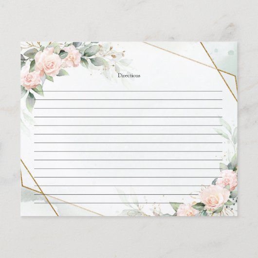 Boho Elegant soft pastel rozen greenery recept (Achterkant)