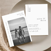 Boho Elegante tekst en foto bruiloft Save The Date