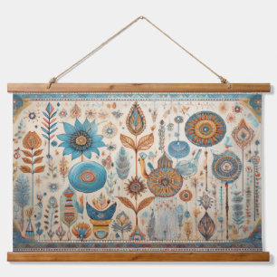 Boho Elementen Muur Hangen Hangend Wandkleed