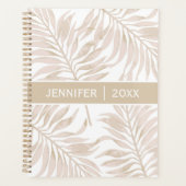 Boho en feuille de palme sèche moderne Script (Devant)