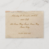 Boho Engagement Invitation Card (Dos)