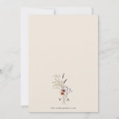 Boho Enregistrer La Carte Plat Date (Dos)