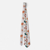 BOHO Esthetisch Patroon A10 Offwhite BG Stropdas (Achterkant)