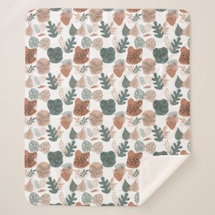 BOHO Esthetisch Patroon A12x4.white Sherpa Deken