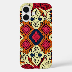 Boho esthetische faux haken iPhone 16 hoesje
