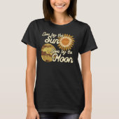 Boho esthetische zon maan t-shirt (Voorkant)