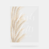 Boho été pampas herbe mariage Carte cadeaux (Recto)
