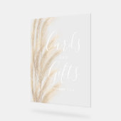 Boho été pampas herbe mariage Carte cadeaux (Angle)
