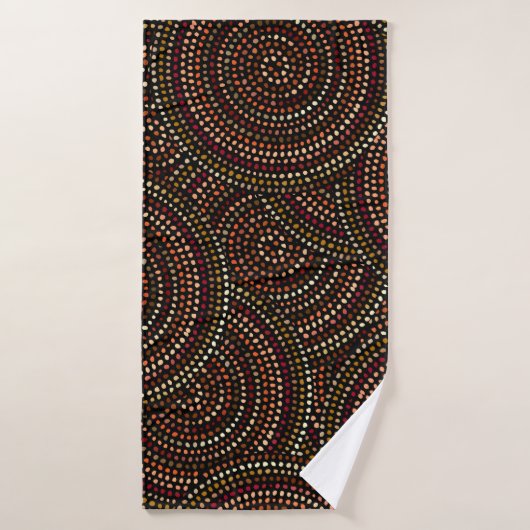 Boho ethnique sans couture motif en style africain (Serviette de bain)
