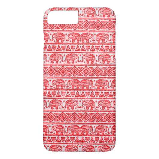 Boho etnisch olifantenpatroon Case-Mate iPhone case (Achterkant)