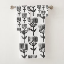 Boho etnische handdoek set