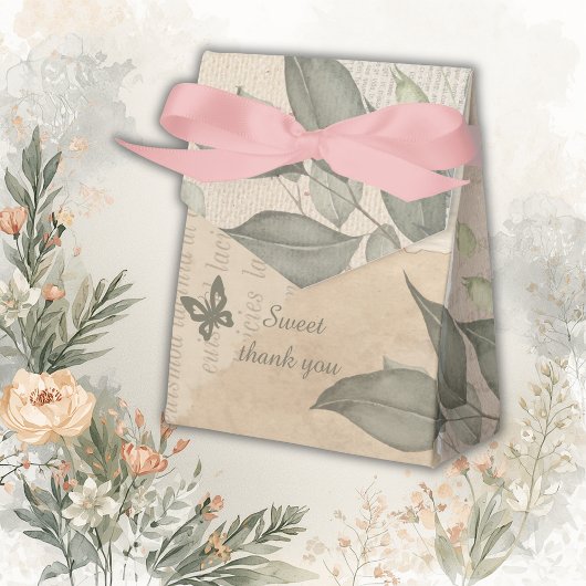  boho eucalyptus groen bruiloft bedankdoosjes