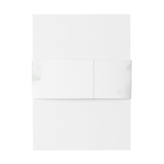 Boho Eucalyptus groene takken namaak gouden lijst Uitnodigingen Wikkel (Achterkant Voorbeeld)