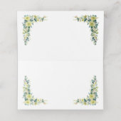 Boho Eucalyptus Groene Zomer Bruiloft (Binnenkant ongevouwen)