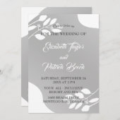 Boho Faire-part de mariage (Devant / Derrière)