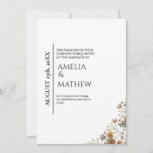 Boho Faire-part de mariage (Devant)