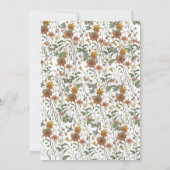 Boho Faire-part de mariage (Dos)