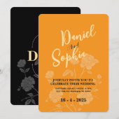 Boho faire-part de mariage (Devant / Derrière)