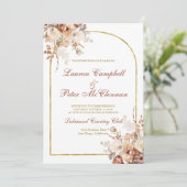 Boho faire-part de mariage (Debout devant)