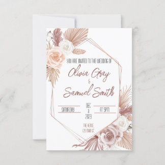Boho Faire-part de mariage