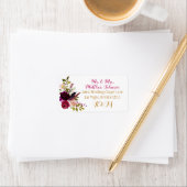 Boho Fall Floral Bouquet Mariage Étiquette (En situation)