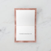 Boho Fall Floral Carte de remerciements (Intérieur)