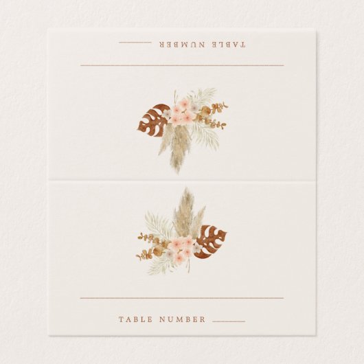 Boho Fall Flowers Rustique Mariage extérieur (Outside Unfolded)